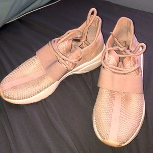 Light pink fabletics sneakers